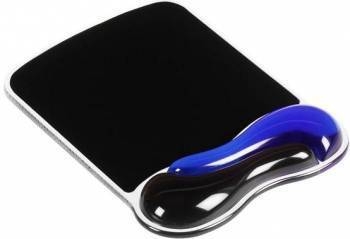 Mouse Pad Kensington Crystal Wave gel, albastru-negru 62401
