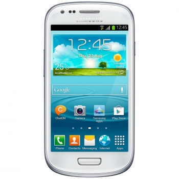 Telefon Mobil Samsung Galaxy S3 Mini i8200 White Value Edition 4" 480 x 800 Cortex A9 Dual Core 1,2 GHz memorie interna 8GB Camera Foto 5MPx Android v4.2 GT-I8200MBAROM