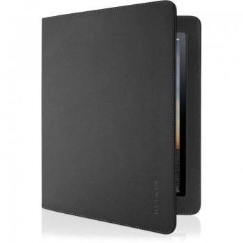 Husa tableta Belkin Verve Folio black pentru iPad generatia a 2-a cu functie de stand F8N613CWC00