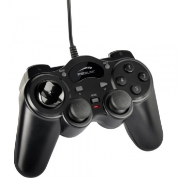 Gamepad SpeedLink ThunderStrike 12 Butoane Compatibil PC USB SL-6515-BK