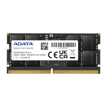 Memorie notebook ADATA 16GB, DDR5, 4800MHz, CL40, 1.1v AD5S480016G-S Memorie notebook ADATA 16GB, DDR5, 4800MHz, CL40, 1.1v AD5S480016G-S