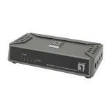 5-Port Fast Ethernet Switch - Provides flexibility of 5x 10/100BASE-TX ports, Supports 2K MAC address auto-learning and auto-aging, 10/100Mbps-Full/Half-duplex, Auto-Negotiation, Auto-MDI/MDIX, Magnetic base for easy placement, Compact, lightweight design