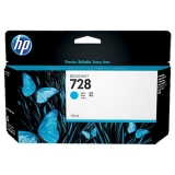 HP 728 130-ml Cyan DesignJet Ink Cartridge F9J67A