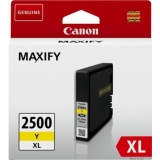 Cartus cerneala Canon PGI2500XLY, yellow, Dual Resistant High Density, capacitate 19.3ml / 1520 pagini, pentru Canon Maxify IB4050, MB5050, MB5350