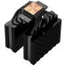 Cooler CPU PCCooler RT620 soket Intel si AMD, racire cu aer, ventilatoare 2 x 120mm, 500 - 2200 rpm, 6 heatpipes, inaltime 157mm, dual tower, black RT620 BK
