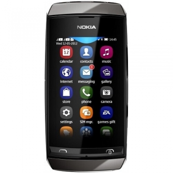 Telefon Mobil Nokia Asha 305 Dark Grey Dual Sim NOK305GR