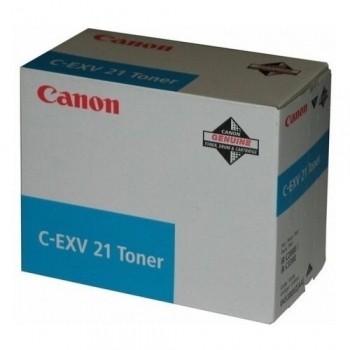 Cartus Toner Canon C-EXV21C Cyan 14000 Pagini for IR C2380I, IR C2880, IR C2880I, IR C3080, IR C3080I, IR C3380, IR C3380I, IR C3580, IR C3580I CF0453B002AA