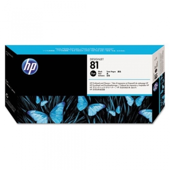 Cap Printare & Cleaner HP Nr. 81 Dye Black for Designjet 5000/UV, 5500 42', 5500 60', 5500 PS 42', 5500 PS 60', 5500 PS UV 42', 5500 PS UV 60', 5500 UV 42', 5500 UV 60', 5500MFP A0 C4950A