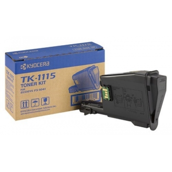 Cartus Toner Kyocera Mita TK-1115 Black 1600 Pagini for Kyocera FS-1041, FS-1220MFP, FS-1320MFP