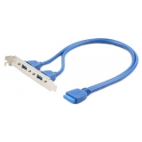 Back Panel Bracket USB 3.0 Receptacle Gembird CC-USB3-RECEPTACLE Back Panel Bracket USB 3.0 Receptacle Gembird CC-USB3-RECEPTACLE