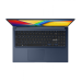 Laptop ASUS VivoBook 15 X1504ZA-BQ362, Intel Core i7-1255U, 15.6inch, RAM 8GB, SSD 512GB, Intel Iris Xe Graphics, No OS, Quiet Blue  