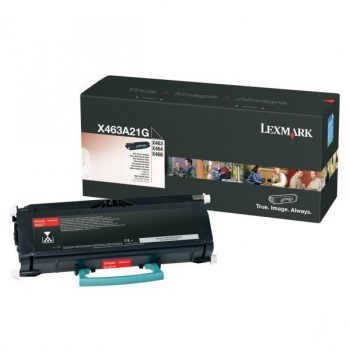 Cartus Toner Lexmark X463A21G Black 3500 pagini for X463DE, X464DE, X466DE, X466DTE, X466DWE