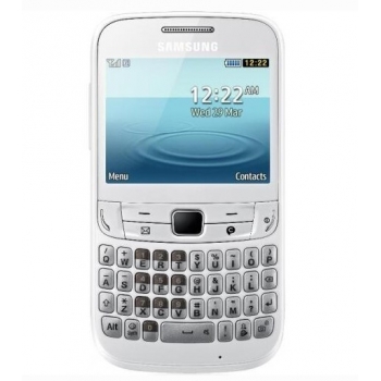 Telefon Mobil Samsung Chat S3570 Ceramic White qwerty WiFi SAMS3570WHT