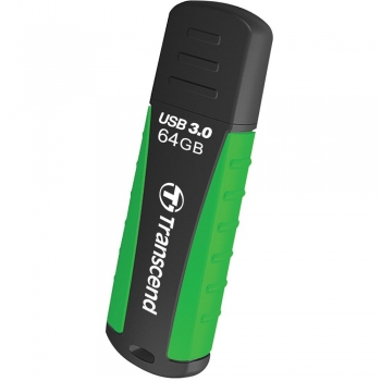 Memorie USB Transcend JetFlash 810 64GB USB 3.0 Rugged Green/Black TS64GJF810