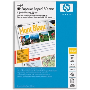 Hartie Foto HP Q6592A Superior Inkjet Paper Matt Dimensiune: A4 Numar coli: 100