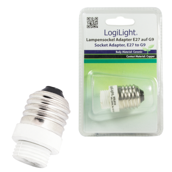 LogiLight Socket Adapter, E27 to G9