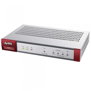ZyWALL USG-40 Firewall Appliance 10/100/1000, 1 WANs, 3 LAN / DMZ ports, 1 x OPT, 1 x USB, 10 x VPN Tunells