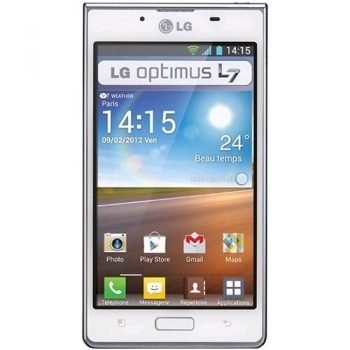 Telefon Mobil LG P700 Optimus L7 3G White 4.3" 480 x 800 Gorilla Glass Cortex A5 1GHz memorie interna 4GB Android v4.0 LGP700WHT