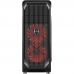 Carcasa Floston RED BARS, fara sursa, Middle tower, Negru/Rosu