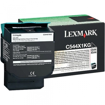 Cartus Toner Lexmark C544X1KG Black Extra High Yield Return Program 6000 pagini for C544, X544, C546, X546