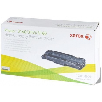 Cartus Toner Xerox 108R00909 Black High Capacity 2500 Pagini for Phaser 3140, 3155, 3160, 3160N
