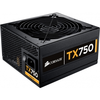 Sursa Corsair TX750 Enthusiast V2B 4x PCI-E 8x SATA 8x Molex 2x Floppy PFC Activ OVP, UVP, OCP, SCP Certificare 80+ Bronze CP-9020042