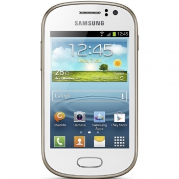 Telefon Mobil Samsung Galaxy Fame S6810 White 1GHz memorie interna 4GB Android 4.1 SAMS6810WHT