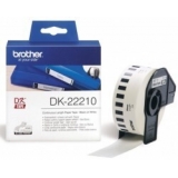 Banda Continua Hartie Brother DK22210 Dimensiune 29mm x 30.48m black on white