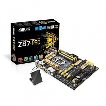 Placa de baza Asus Z87-PRO Socket 1150 Chipset Intel Z87 4x DIMM DDR3 2x PCI-E x16 3.0 1x PCI-E x16 2.0 4x PCI-E x1 HDMI DVI VGA DP 6x USB 3.0 ATX