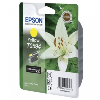 Cartus Cerneala Epson T0594 Yellow 13ml for Stylus Photo R2400 C13T05944010