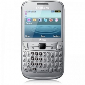 Telefon Mobil Samsung Chat S3572 Dual Sim Silver qwerty WiFi SAMS3573SLV