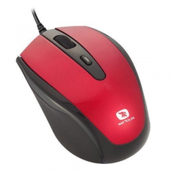 Mouse Wireless Serioux Drago 300 Optic 3 Butoane 1000dpi USB Red DRAGO300-RD