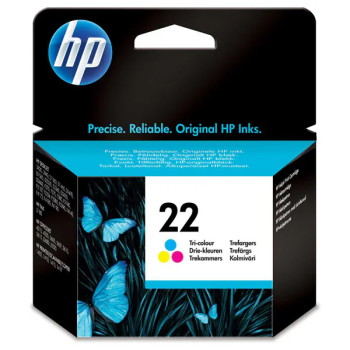 Cartus Cerneala HP Nr. 22 Color 138 Pagini for Deskjet 3920, 3940, D1360, D1460, D1560, F2290, PSC 1410, Deskjet D2360 C9352AE