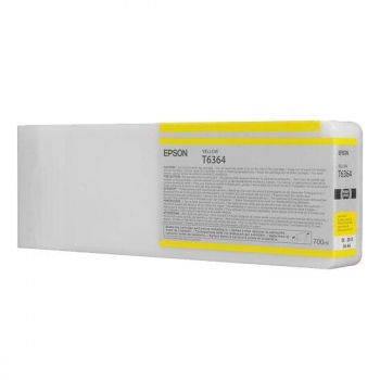 Cartus Cerneala Epson T6364 Yellow 700ml for Stylus Pro 7700, 7890, 7900, 9890, 9900, WT7900 C13T636400