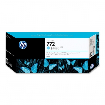 Cartus Cerneala HP Nr. 772 Light Cyan 300 ml for HP Designjet Z5200 PostScript Printer CN632A