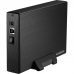 Rack extern Axagon USB 3.0 compatibil 3.5 inch SATA HDD, Aluminiu, Negru EE35-XA3