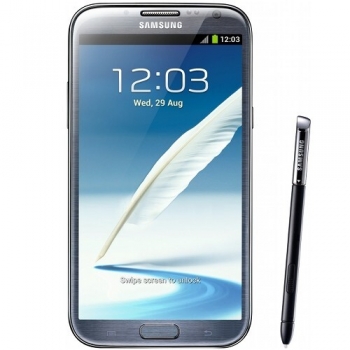 Telefon Mobil Samsung Galaxy Note 2 N7100 Titanium Gray 5.5" 720 x 1280 Gorilla Glass 2 Super AMOLED Cortex A9 Quad Core 1.6GHz memorie interna 16GB Android 4.1 SAMN7100TGR