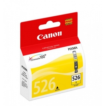 Cartus Cerneala Canon CLI-526Y Yellow for Pixma IP4850, MG5150, MG5250, MG5350, MG6150, MG6250, MG8150, MG8250, MX715, MX885, MX895 BS4543B001AA