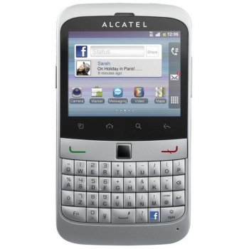 Telefon Mobil Alcatel One Touch 916 Silver 3G 600MHz Android v2.3 tastatura qwerty Camera Foto 3.15 MPx ALC916SLV