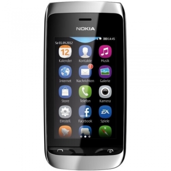 Telefon Mobil Nokia Asha 309 White 3" 240 x 400 TFT WiFi NOK309WH