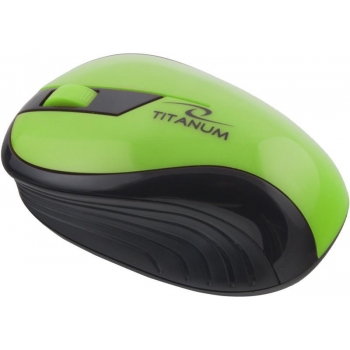 TITANUM Wireless Optical Mouse 3D TM114G RAINBOW | 2.4 GHz | 1000 DPI | Verde TM114G - 5901299904794
