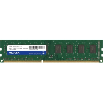 Memorie RAM ADATA Premier 2GB DDR3 1600MHz CL11 Bulk AD3U1600C2G11-B