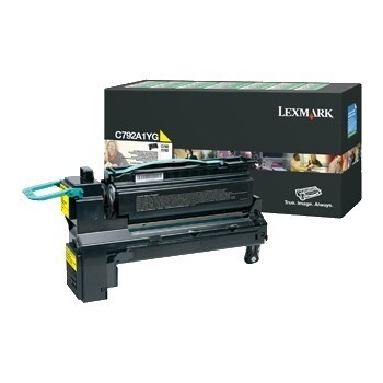 Cartus Toner Lexmark C792A1YG Yellow Return Program 6000 pagini for C792, X792