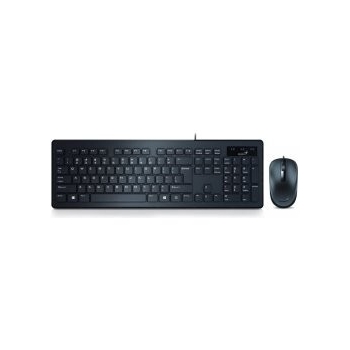 Kit tastatura + mouse Genius Slimstar C130, cu fir, negru, USB