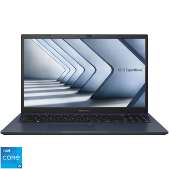 Laptop ASUS 15.6'' ExpertBook B1 B1502CVA, FHD, Procesor Intel Core i5-1335U (12M Cache, up to 4.60 GHz), 8GB DDR4, 512GB SSD, Intel Integrated Graphics, No OS, Star Black B1502CVA-BQ0456