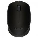 Mouse Wireless Logitech B170 optic 3 butoane 1000dpi USB black 910-004798