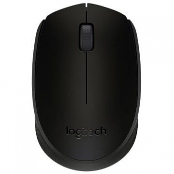 Mouse Wireless Logitech B170 optic 3 butoane 1000dpi USB black 910-004798