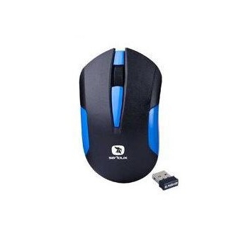 Mouse Wireless Serioux Drago 300 Optic 3 Butoane 1000dpi USB Blue DRAGO300-BL