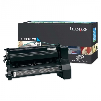 Cartus Toner Lexmark C780H1CG Cyan High Yield Return Program 10000 pagini for C780DN, C780DTN, C780N, C782DN, C782DTN, C782N, X782E