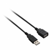 USB extension cable, A / A - USB A / USB A - Length 3.0m - Color: black